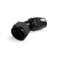 FITTING HOSE END AN20 SWIVEL 45 DEG AL BLACK