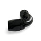 FITTING HOSE END AN20 SWIVEL 120 DEG AL BLACK