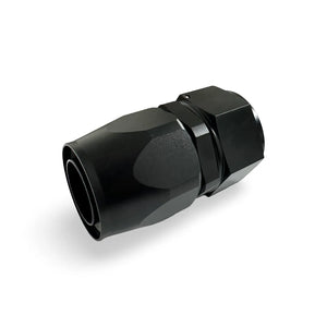 FITTING HOSE END AN20 SWIVEL STRAIGHT AL BLACK