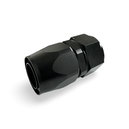 FITTING HOSE END AN20 SWIVEL STRAIGHT AL BLACK