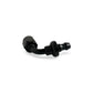 FITTING PUSH LOCK HOSE END AN4 90 DEG AL BLACK