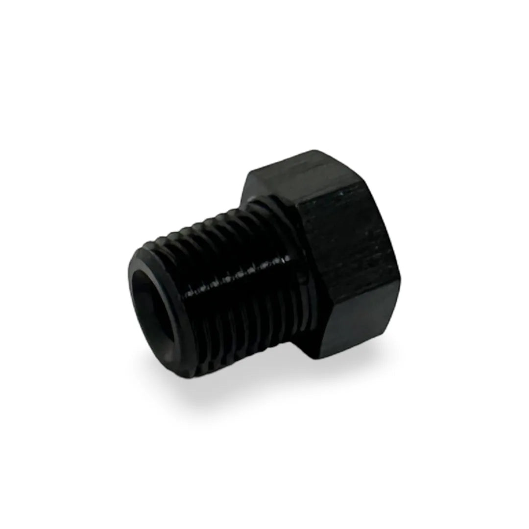 HEX PLUG 1/8IN NPT AL BLACK