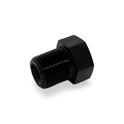 HEX PLUG 1/8IN NPT AL BLACK