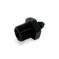 FITTING ADAPTER STRAIGHT AN3 TO 3/8NPT AL BLACK