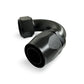 FITTING HOSE END AN20 SWIVEL 150 DEG AL BLACK