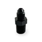 FITTING ADAPTER STRAIGHT AN4 TO 1/4NPT AL BLACK